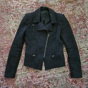 BCBGMaxAzria Black Moto Jacket